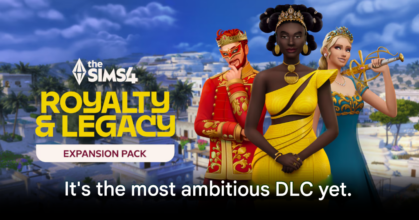 The Sims 4 Royalty & Legacy DLC