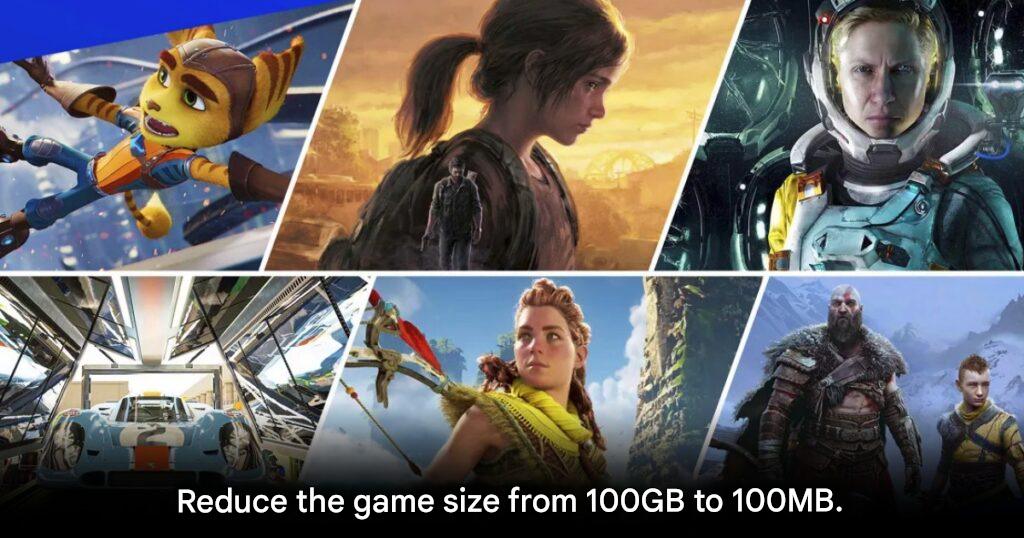 Sony cloud gaming compression