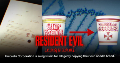 Resident Evil Requiem Umbrella Noodles meme