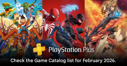 PS Plus Extra February lineup featuring Spider-Man 2 and Monster Hunter Stories